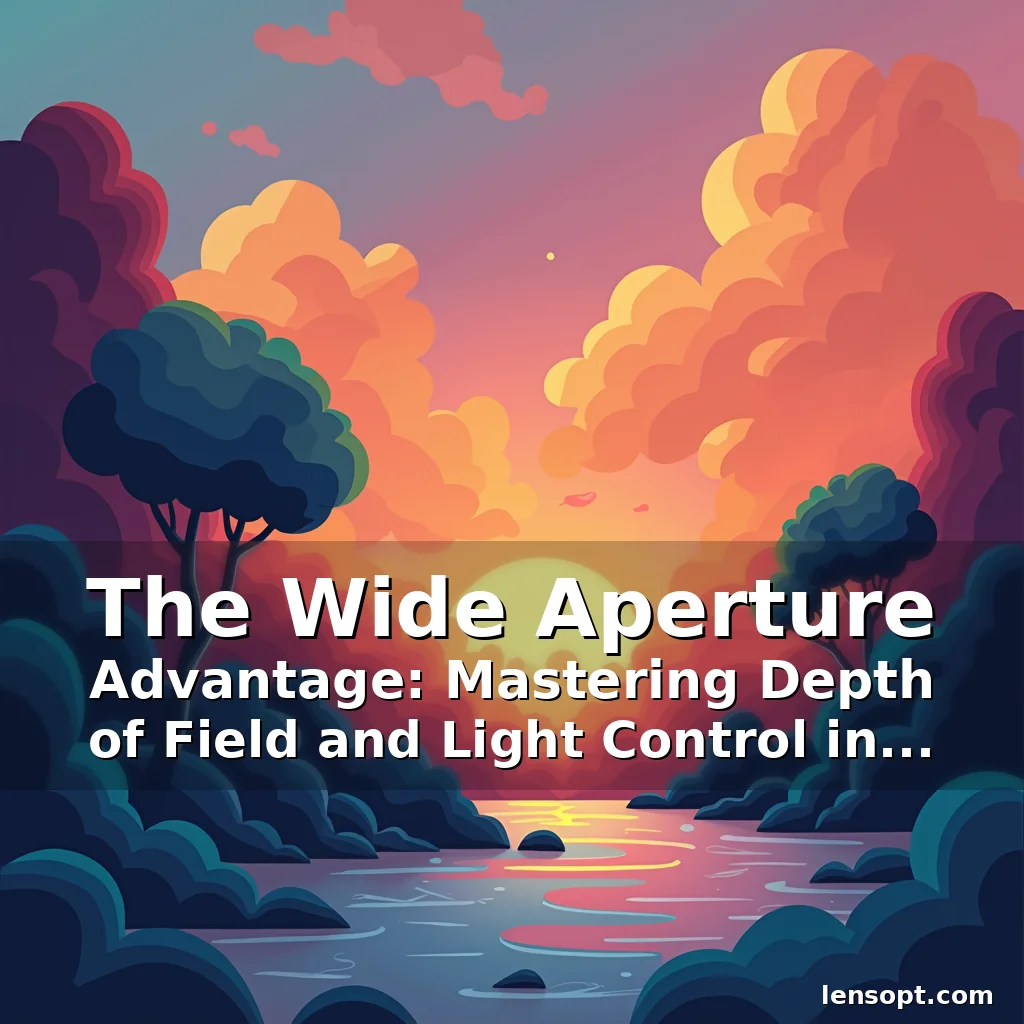Read more about the article The Wide Aperture Advantage: Mastering Depth of Field and Light Control in Modern Photography