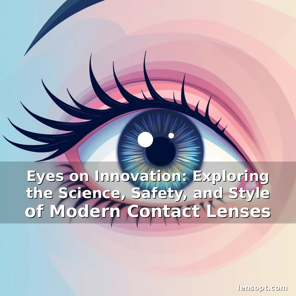 Read more about the article Eyes on Innovation: Exploring the Science, Safety, and Style of Modern Contact Lenses