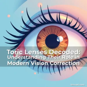 Read more about the article Toric Lenses Decoded: Understanding Their Role in Modern Vision Correction