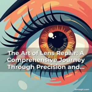 Read more about the article The Art of Lens Repair: A Comprehensive Journey Through Precision and Craftsmanship