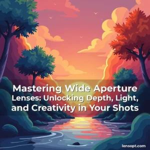 Artistic representation for Mastering Wide Aperture Lenses: Unlocking Depth, Light, and Creativity in Your Shots