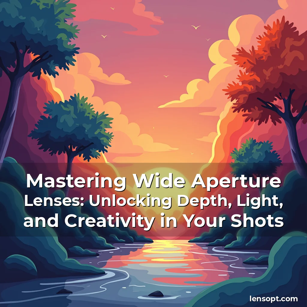 Read more about the article Mastering Wide Aperture Lenses: Unlocking Depth, Light, and Creativity in Your Shots